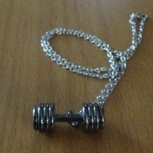 Dumbbell Necklace